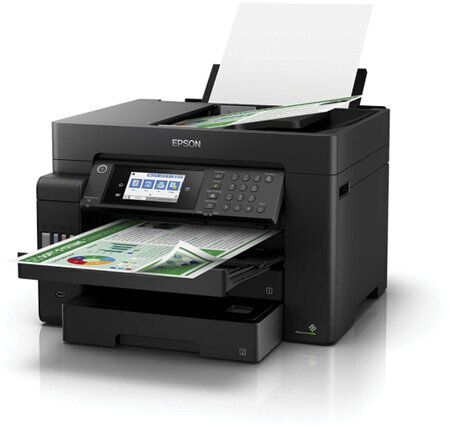 МФУ струйное EPSON L15150 "4 в 1", А3+, 25 стр./мин, 4800х2400, ДУПЛЕКС, АПД, сетевая карта, Wi-Fi, СНПЧ, C11CH72404