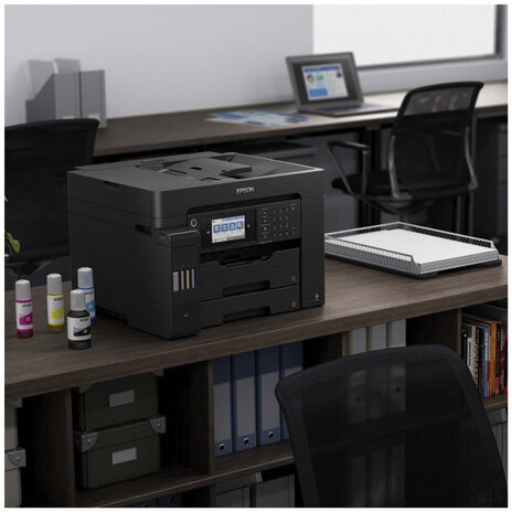 МФУ струйное EPSON L15150 "4 в 1", А3+, 25 стр./мин, 4800х2400, ДУПЛЕКС, АПД, сетевая карта, Wi-Fi, СНПЧ, C11CH72404