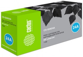 Картридж лазерный CACTUS (CS-Q2624A) для HP LaserJet 1150, ресурс 2500 стр.