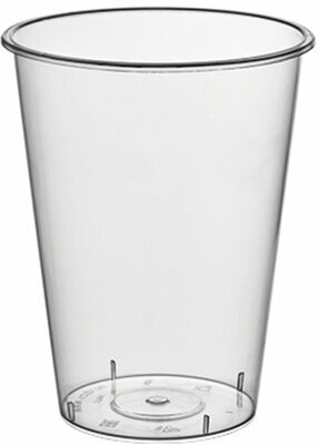 Стакан одноразовый пластиковый, прозрачный, сверхплотный, 375 мл, "Bubble Cup", ВЗЛП, 1020ГП