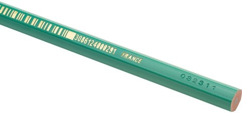 Карандаш чернографитный BIC, 1 шт., "Evolution", HB, без резинки, пластиковый, корпус зеленый, заточенный, 8803112