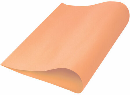 Пористая резина (фоамиран) для творчества, ПЕРСИКОВАЯ, 50х70 см, 1 мм, ОСТРОВ СОКРОВИЩ, 661681