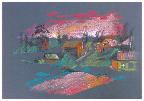 Пастель сухая художественная BRAUBERG ART CLASSIC, 36 цветов, круглое сечение, 181455