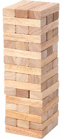 Игра настольная "БАШНЯ", 48 деревянных блоков, ЗОЛОТАЯ СКАЗКА, 662294