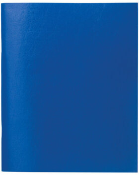 Тетрадь бумвинил, А5, 48 л., скоба, офсет №1, клетка, с полями, STAFF, СИНИЙ, 403414