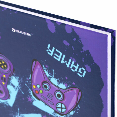 Дневник 5-11 класс 48 л., твердый, BRAUBERG, глянцевая ламинация, с подсказом, "Приставка", 106629