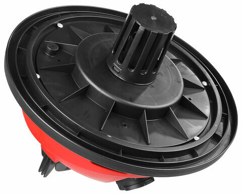 Пылесос хозяйственный ЗУБР ПУ-60-1400, 1400 Вт, сухая/влажная уборка, сила всасывания, ПУ-60-1400 М4