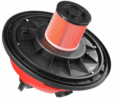 Пылесос хозяйственный ЗУБР ПУ-60-1400, 1400 Вт, сухая/влажная уборка, сила всасывания, ПУ-60-1400 М4