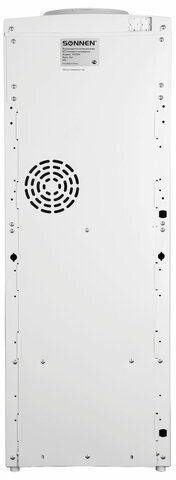 Кулер водораздатчик БЕЗ НАГРЕВА И ОХЛАЖДЕНИЯ, SONNEN FS-02N, напольный, 2 крана, белый, 454995