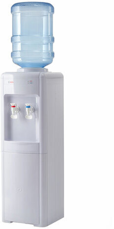 Кулер для воды AEL LD-AEL-16 v2, напольный, НАГРЕВ/ОХЛАЖДЕНИЕ ЭЛЕКТРОННОЕ, 2 крана, белый, 00201