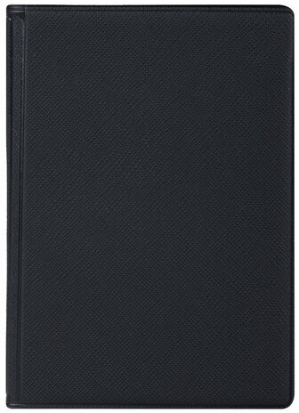 Обложка для паспорта с дополнительными карманами, экокожа, без тиснения, черная, STAFF, 238202