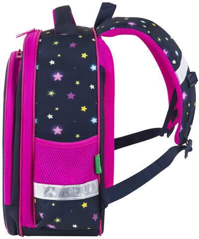 Ранец BRAUBERG KIDS STANDARD, 2 отделения, "Moon girl", 36х28х14 см, 271387