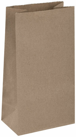 Крафт-пакет бумажный 18х12х29 см, КОМПЛЕКТ 100 шт., плотность 90 г/м2, LAIMA ECO CRAFT, 609683