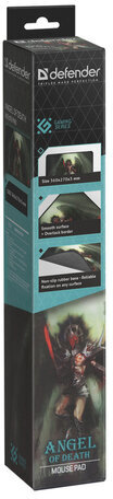 Коврик для мыши игровой DEFENDER Angel of Death M, ткань + резина, 360x270x3 мм, 50557
