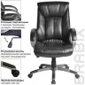 Кресло офисное BRABIX "Maestro EX-506", экокожа, черное, 530877
