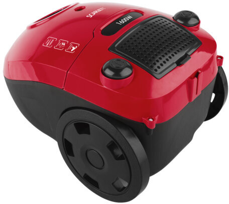 Пылесос SCARLETT SC-VC80B63 с пылесборником, 1600 Вт, мощность всасывания 360 Вт, красный