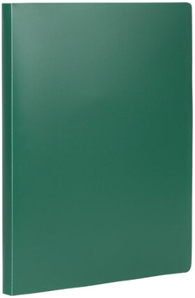 Папка на 2 кольцах STAFF, 21 мм, зеленая, до 170 листов, 0,5 мм, 225719