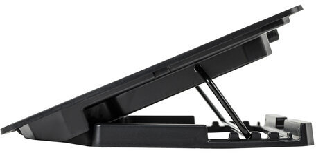 Подставка для ноутбука с охлаждением, 2 порта USB-A, LED-подсветка, 352х252 мм, BRAUBERG, 513617