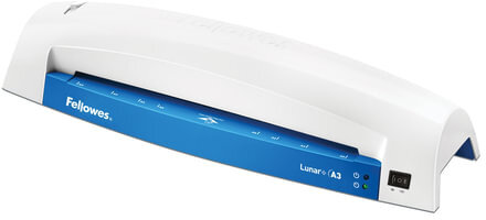Ламинатор FELLOWES LUNAR+, формат A3, толщина пленки 1 сторона 75-125 мкм, скорость 30 см/мин, синий, FS-57427