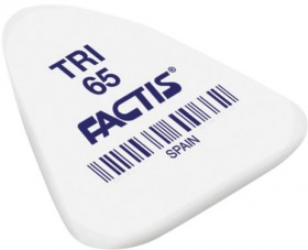 Ластик FACTIS TRI 65 (Испания), 36х33х6 мм, ассорти, треугольный, PNFTRI65