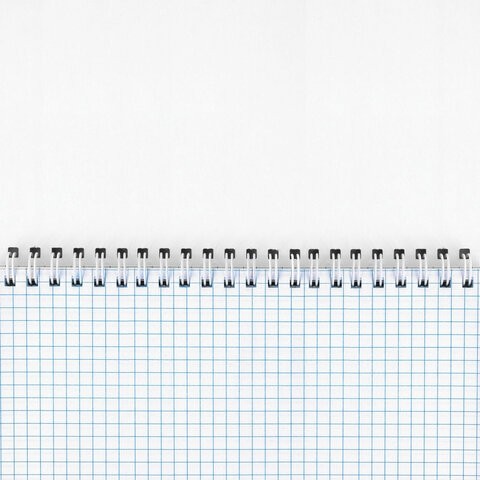 Блокнот БОЛЬШОЙ ФОРМАТ А4, 200х290 мм, 80 л., гребень, подложка, клетка, кросс-серия "PASTEL", BRAUBERG, 117032