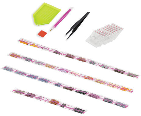 Картина стразами (алмазная мозаика) 40х50 см, ОСТРОВ СОКРОВИЩ "Закат в горах", без подрамника, 662580