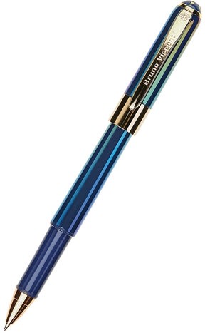 Ручка шариковая BRUNO VISCONTI "MONACO PEARL", СИНЯЯ, темно-синий корпус, линия 0,4 мм, 20-0125/84