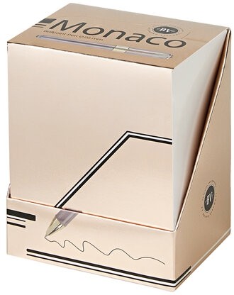 Ручка шариковая BRUNO VISCONTI "MONACO PEARL", СИНЯЯ, темно-синий корпус, линия 0,4 мм, 20-0125/84