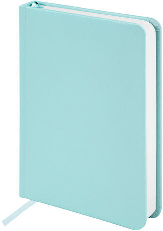 Ежедневник недатированный МАЛЫЙ ФОРМАТ А6 (100x150 мм) BRAUBERG "Profile", балакрон, 136 л., мятный, 111692