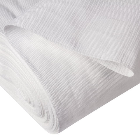 Полотно ВАФЕЛЬНОЕ отбеленное, рулон 0,45х50 м, плотность 120 (±10) г/м2, LAIMA, 604753, ГС