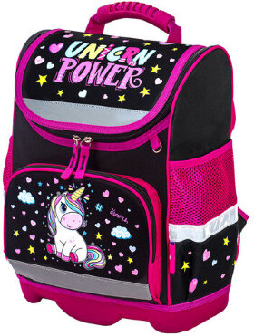 Ранец ЮНЛАНДИЯ WISE для начальной школы, &quot;Magic unicorn&quot;, 37x29х15 см, 270584