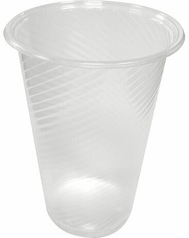 Стакан одноразовый ПЛОТНЫЙ 200 мл, КОМПЛЕКТ 4000 шт. (20 упаковок по 200 шт.), прозрачный, ПП, 607819