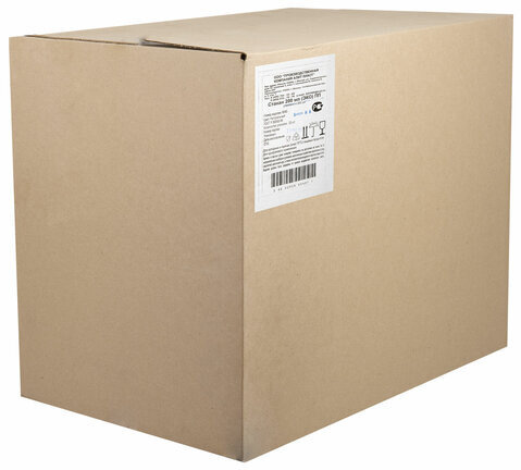 Стакан одноразовый ПЛОТНЫЙ 200 мл, КОМПЛЕКТ 4000 шт. (20 упаковок по 200 шт.), прозрачный, ПП, 607819