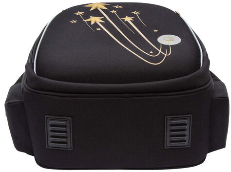 Ранец GRIZZLY анатомическая спинка, c брелоком, для девочек, STAR COMET, 36х28х20 см, RAz-486-5/1