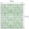Панели для стен / стеновые панели 3D самоклеящиеся, "Кирпич серый гранит", 10 шт., 70х77 см, DASWERK, 607990