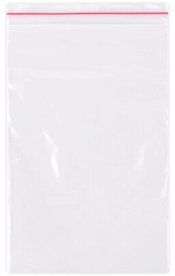 Пакеты ZIP LOCK "зиплок" ПРОЧНЫЕ, комплект 100 шт., 10х15 см, ПВД, 60 мкм, BRAUBERG EXTRA, 608170