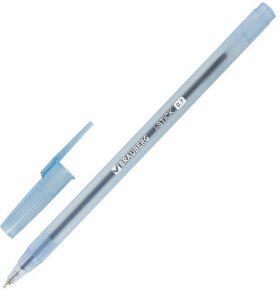 Ручка шариковая BRAUBERG &quot;i-STICK&quot; СИНЯЯ, пишущий узел 0,7 мм, линия письма 0,35 мм, 143442
