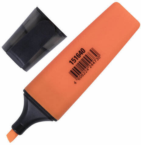 Текстовыделитель STAFF "EVERYDAY HL-638", ОРАНЖЕВЫЙ, линия 1-5 мм, 151640