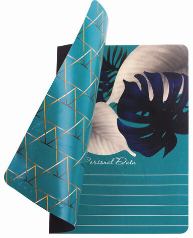 Тетрадь 40 л. в клетку обложка SoftTouch, фольга, бежевая бум. 70 г/м2, сшивка, А5 (147х210 мм), FLAMINGO, BRAUBERG, 403765