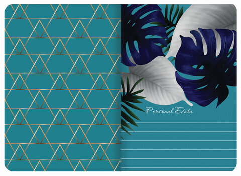 Тетрадь 40 л. в клетку обложка SoftTouch, фольга, бежевая бум. 70 г/м2, сшивка, А5 (147х210 мм), FLAMINGO, BRAUBERG, 403765