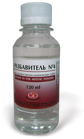 Разбавитель для красок универсальный №4 «Пинен», для масл., пентамасл., алкид. красок, лаков, 120 мл, 2433902