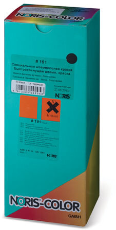 Краска штемпельная NORIS, черная, 1 л (универс. для глянц. бумаги, металла, пластмасс и т.д.), 191Еч
