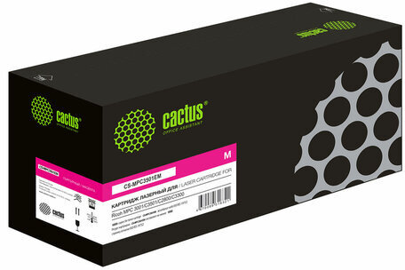 Картридж лазерный CACTUS (CS-MPC3501EM) для Ricoh MPC 3001/C3501/C2800/C330 пурпурный, ресурс 16000 стр.