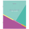 Тетрадь А5 48 л. BRAUBERG скоба, клетка, обложка картон, "Multicolor" (микс в спайке), 404361