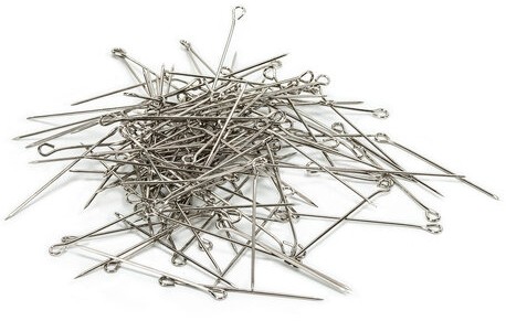 Булавки универсальные 30 мм, 500 шт., упаковка с европодвесом, GLOBUS, Б30-500