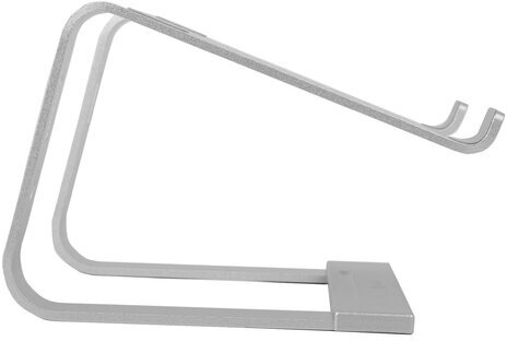 Подставка для ноутбука алюминиевая, нескользящая, 295х255 мм, BRAUBERG SOLID, 513618