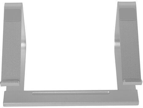 Подставка для ноутбука алюминиевая, нескользящая, 295х255 мм, BRAUBERG SOLID, 513618