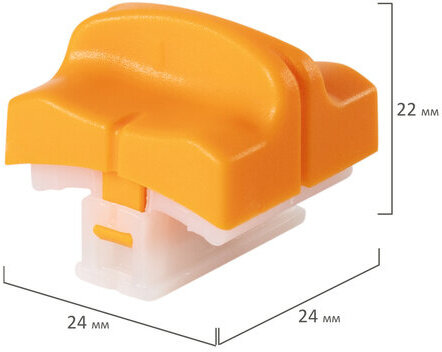 Сменное лезвие-ролик для резаков классическое КОМПЛЕКТ 2 шт., BRAUBERG, 532332