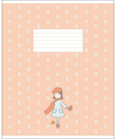 Тетрадь 12 л. HATBER-ECO клетка, обложка плотная мелованная бумага, "Про девочек", 12Т5C1