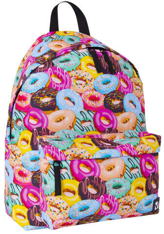 Рюкзак BRAUBERG, универсальный, сити-формат, Donuts, 20 литров, 41х32х14 см, 228862